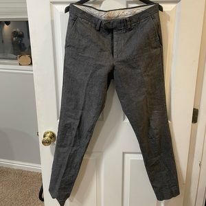 JCrew Mens Bowery Slim Wool-Blend Dress Pants (W31, L30)